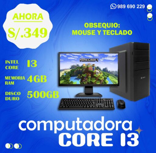 Computadora Core I3 en Venta