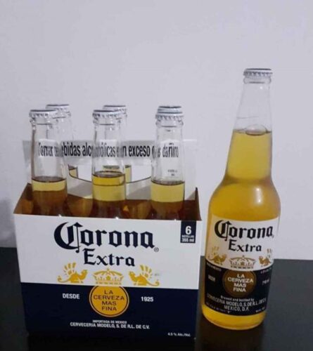 Pack de 4 cerveza Corona de regalo agua San Mate 15 und