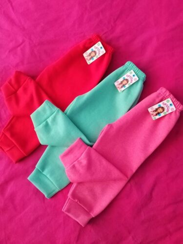 Pantalones de franela reactiva para niños y niñas (7 colores)